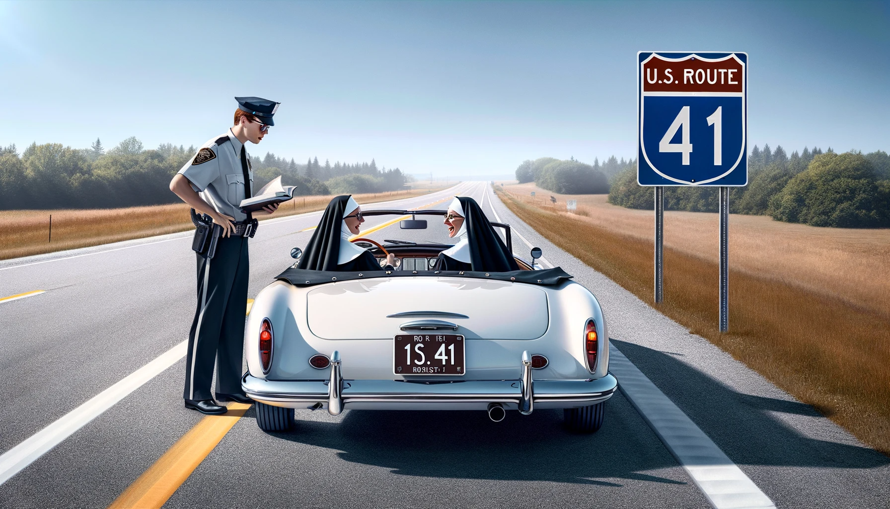 Joke for Saturday, 27 October 2018 from site Belief net - Nuns on the  Highway