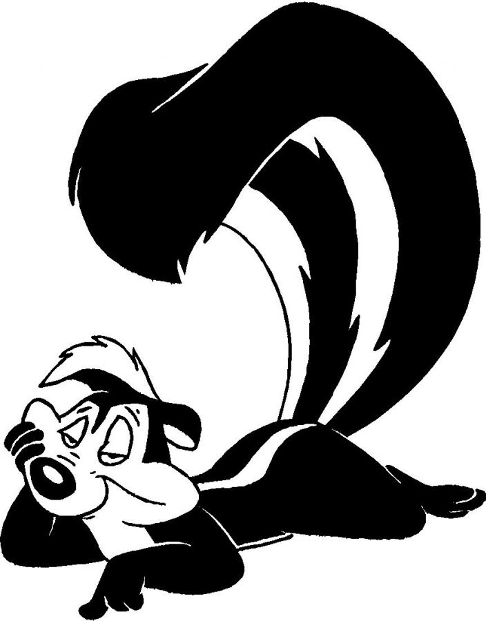 Cartoon skunks